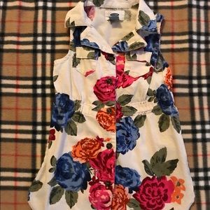 Old Navy Girls Sleeveless Shirtdress